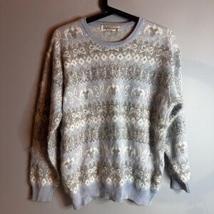 PARKHURST - Vintage, Women’s, Angora Wool Mix, Sweater, Made in Canada 🇨🇦, M